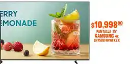 La Comer Samsung - pantalla 75 oferta