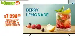 La Comer Samsung - pantalla 65 samsung 4k lh65befhvg fzx oferta