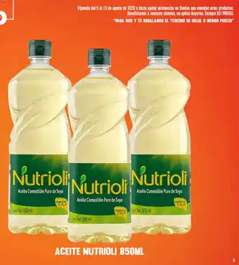 Nutrioli Aceite Comestible Puro de Soya