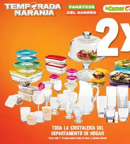 La Comer laComer toda la cristalería del departamento de hogar oferta