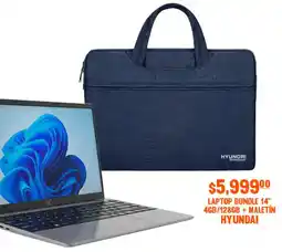 La Comer Hyundai Laptop Bundle 14" oferta