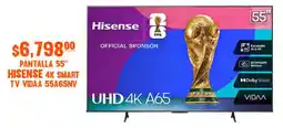 La Comer Hisense 4k smart tv vidaa oferta