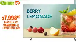 La Comer Samsung pantalla 65" 4k oferta