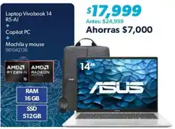 Sam's Club Asus Laptop Vivobook 14 R5-AI oferta