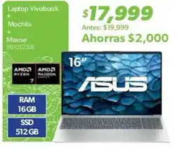 Sam's Club Asus Vivobook oferta