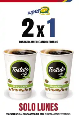 Super Q Tostato café tostato americano mediano oferta