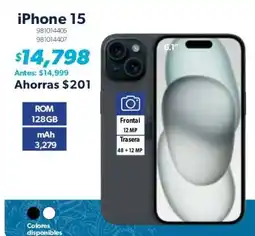 Sam's Club iphone 15 oferta