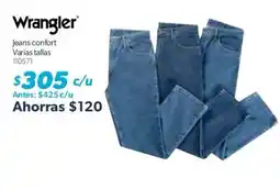Sam's Club Wrangler Jeans confort oferta