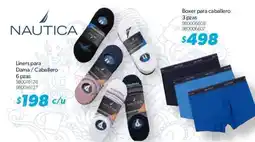 Sam's Club Nautica Liners para Dama / Caballero oferta