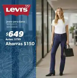 Sam's Club Levi's Jeans para dama oferta