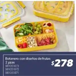 Sam's Club Botanero con diseños de frutas oferta