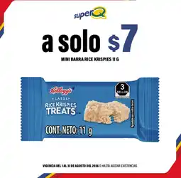 Super Q Kellogg's Classic Rice Krispies Treats oferta