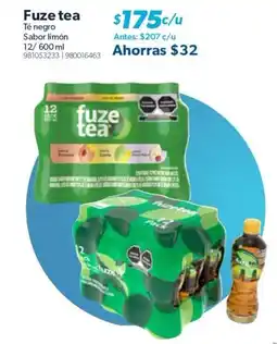 Sam's Club Fuze tea Té negro Sabor limón oferta