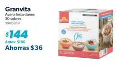 Sam's Club Granvita Avena Instantánea oferta