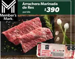 Sam's Club Member's Mark Arrachera Marinada de Res oferta