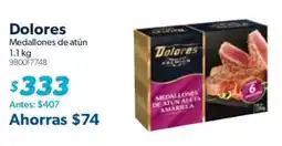Sam's Club Dolores medallones de atún oferta