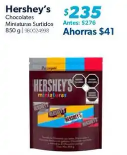 Sam's Club Hershey's chocolates miniaturas surtidos oferta