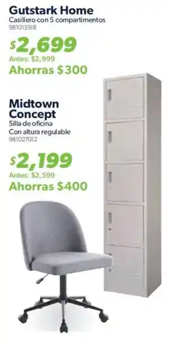 Sam's Club Gutstark home casillero con 5 compartimentos oferta