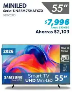 Sam's Club Samsung Smart TV UHD Mini-LED oferta