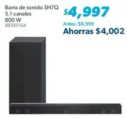 Sam's Club Barra de sonido SH7Q oferta