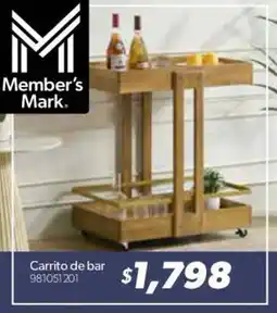 Sam's Club Member's Mark Carrito de bar oferta