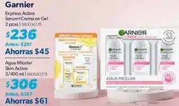 Sam's Club Garnier Express Aclara Serum+Crema en Gel oferta