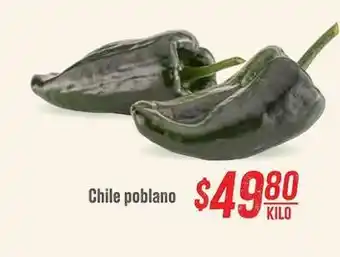 Poblano - chile poblano