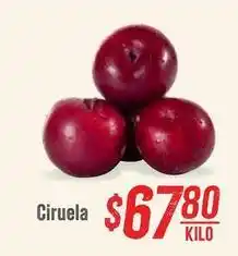 Soriana Híper Ciruela oferta