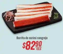 Soriana Híper Barrita de surimi cangrejo oferta