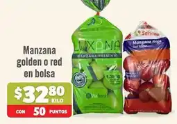 Soriana Híper Manzana - golden o red oferta