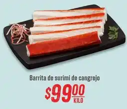 Soriana Híper Barrita de surimi de cangrejo oferta