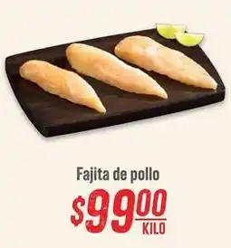 Soriana Híper Fajita de pollo oferta