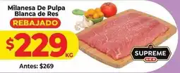 HEB Supreme - milanesa de pulpa blanca de res oferta