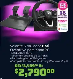Soriana Híper Hori volante simulador overdrive para xbox pc oferta