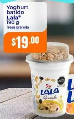 Tiendas Neto Lala yoghurt batido fresa granola oferta