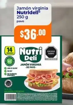 Tiendas Neto Nutrideli jamón virginia de pavo oferta