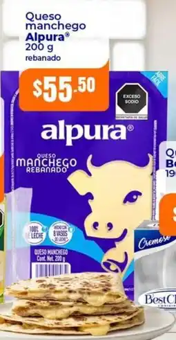Tiendas Neto Alpura queso manchego rebanado oferta