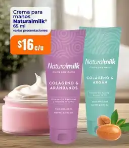 Tiendas Neto Naturalmilk Crema para manos oferta