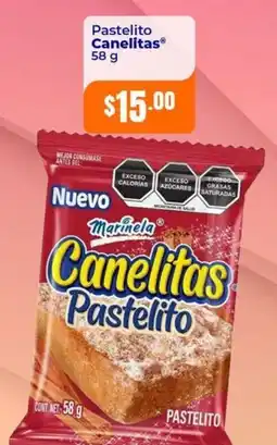 Tiendas Neto Marinela Canelitas Pastelito oferta