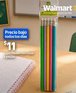 Walmart Walmart lapiz pastel pen+gear oferta