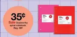 Target Dealworthy spiral notebook oferta