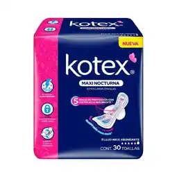 Farmacias Benavides Maxi Nocturna Toalla Femenina Flujo Abundante con Alas oferta