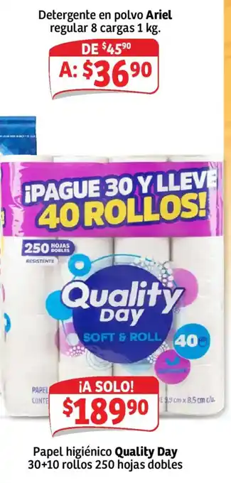 Soriana Mercado Quality Day papel higiénico oferta