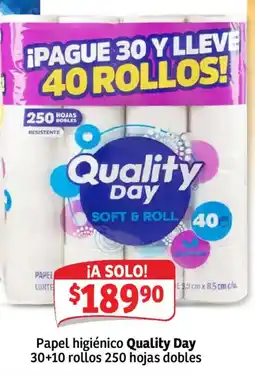 Soriana Mercado Quality day soft & roll oferta