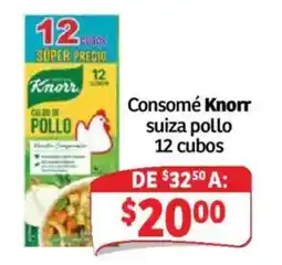 Soriana Mercado Knorr consomé suiza pollo oferta