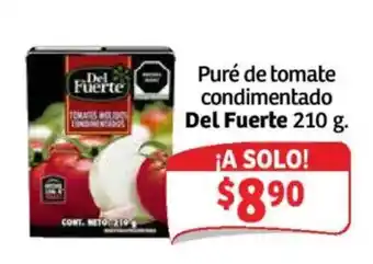 Soriana Mercado Del Fuerte puré de tomate condimentado oferta