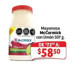 Soriana Mercado Mayonesa McCormick con limón oferta