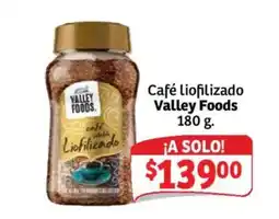 Soriana Mercado Valley Foods Café Liofilizado oferta