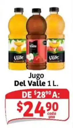 Soriana Mercado Jugo Del Valle 1 L. oferta