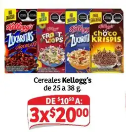 Soriana Mercado Cereales Kellogg's oferta